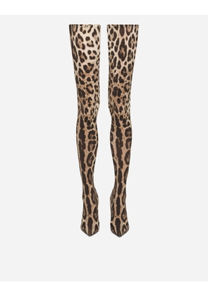 Dolce & Gabbana Stivale - Woman Boots And Booties Animal Print 36.5