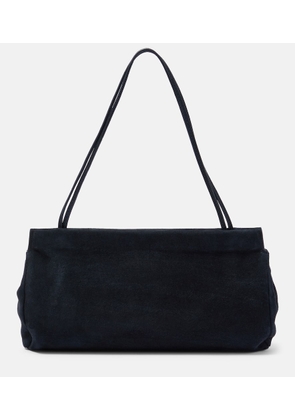The Row Abby Small suede shoulder bag