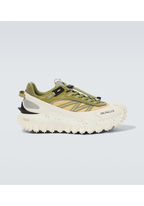 Moncler Trailgrip leather-trimmed sneakers