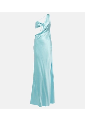 The Sei One-shoulder silk gown