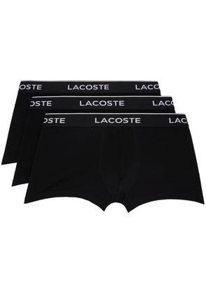 Lacoste Three-Pack Black Casual Boxers