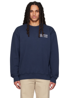 Sporty & Rich Blue 'NY Racquet Club' Sweater