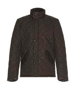 Barbour Powell Quilt Jacket in Green - Olive. Size M (also in L, XL/1X).