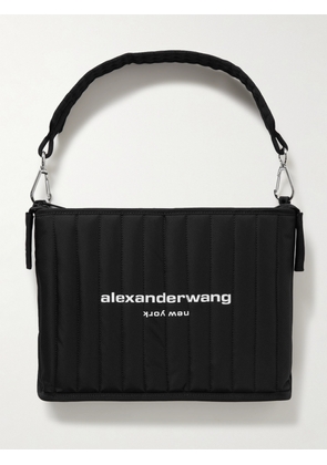 Alexander Wang - Elite Tech Quilted Printed Canvas Shoulder Bag - Black - One size