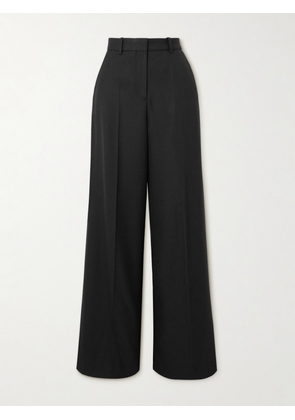 Joseph - Alana Pleated Wool-blend Twill Wide-leg Pants - Black - FR32,FR34,FR36,FR38,FR40,FR42,FR44