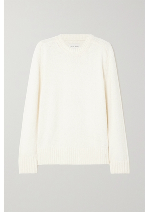 LOULOU STUDIO - Canillo Cotton-blend Bouclé Sweater - Ivory - x small,small,medium,large,x large