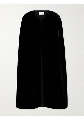 Chloé - + Atelier Jolie Velvet Cape - Black - XS/S,M/L