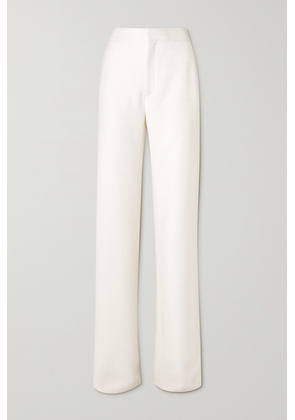 Chloé - + Atelier Jolie Silk Wide-leg Pants - White - FR34,FR36,FR38,FR40,FR42,FR44,FR46
