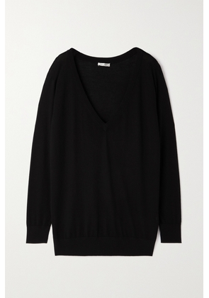 Chloé - + Atelier Jolie Cashmere And Silk-blend Sweater - Black - x small,small,medium,large,x large