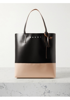 Marni - Two-tone Leather Tote - Black - One size