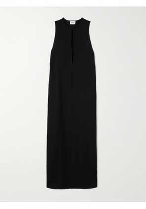 BEARE PARK - Wool-crepe Maxi Dress - Black - UK 6,UK 8,UK 10,UK 12,UK 14