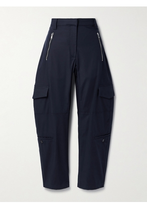 Proenza Schouler - Jackson Cotton-blend Twill Tapered Cargo Pants - Blue - US0,US2,US4,US6,US8,US10,US12