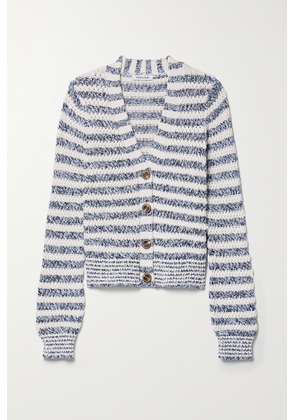 Veronica Beard - Artura Striped Knitted Cardigan - Blue - x small,small,medium,large,x large