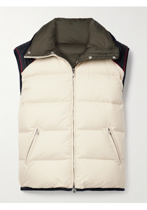 Loro Piana - Andry Reversible Two-tone Quilted Shell Down Vest - Off-white - IT36,IT38,IT40,IT42,IT44,IT46,IT48