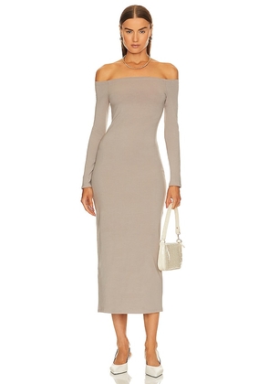 SABLYN Salma Dress in Taupe. Size M.