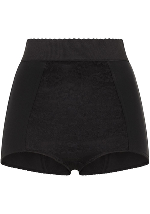 Dolce & Gabbana high-waisted satin briefs - Black