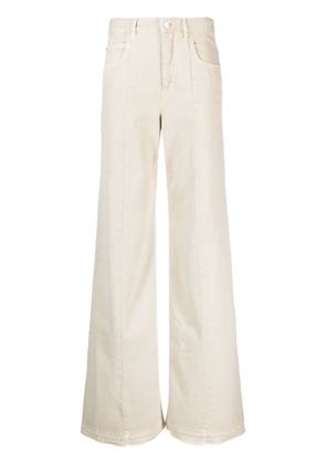 ISABEL MARANT Noldy high-rise flared jeans - Neutrals