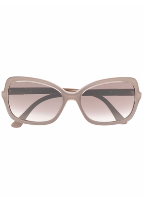 Jimmy Choo Eyewear Betts oversize-frame sunglasses - Neutrals
