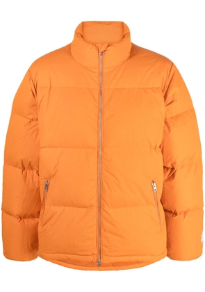 Stüssy logo-embroidered padded jacket - Orange