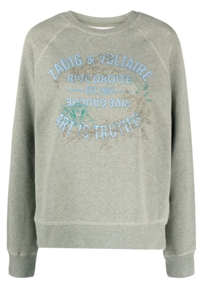 Zadig&Voltaire crest-print sweatshirt - Green