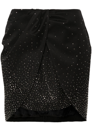 Off-White crystal-embellished mini skirt - Black