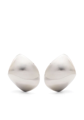 Alexander McQueen Aura domed earrings - Silver