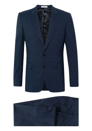FURSAC Prince-of-Wales-check wool suit - Blue