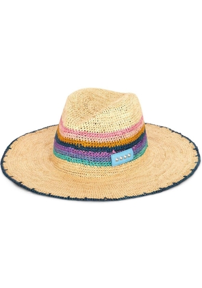 ETRO woven stripe sun hat - Neutrals