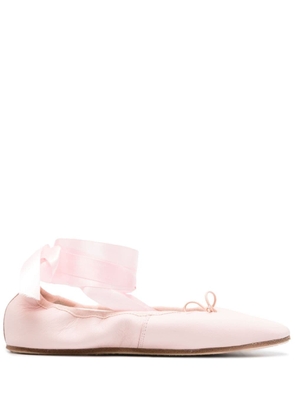 Repetto Sophia leather ballerina shoes - Pink