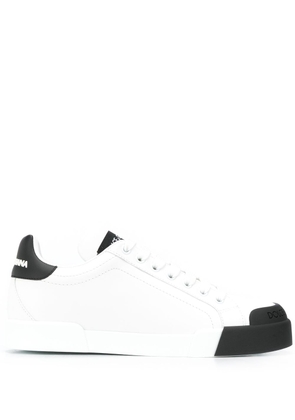 Dolce & Gabbana Portofino lace-up sneakers - White