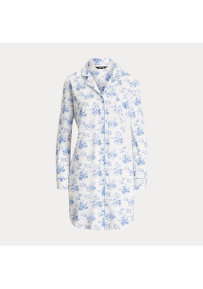 Floral Cotton-Blend Jersey Sleep Shirt