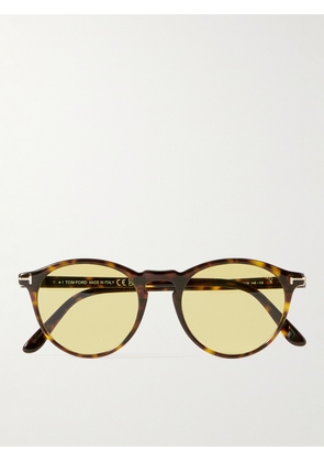 TOM FORD - Aurele Round-Frame Tortoiseshell Acetate Sunglasses - Men - Tortoiseshell