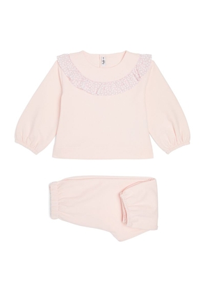 Il Gufo Stretch-Cotton Sweater And Sweatpants Set (6-36 Months)