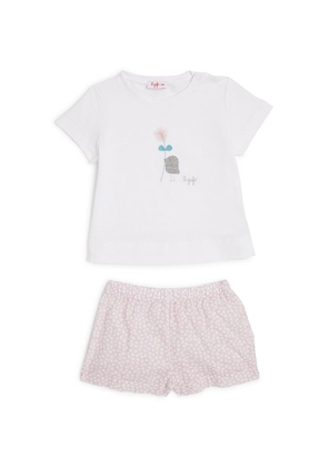 Il Gufo Floral Top And Shorts Set (6-36 Months)