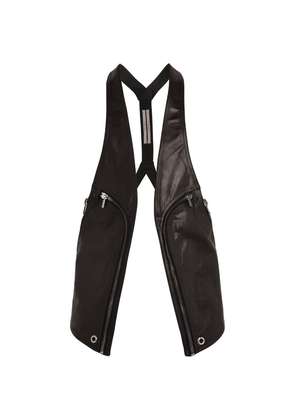 Rick Owens Leather Utility Vest