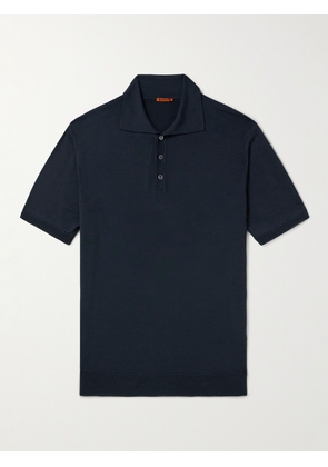 Barena - Marco Merino Wool Polo Shirt - Men - Blue - S