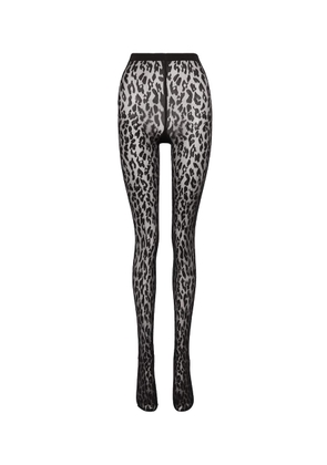 Wolford Josey leopard-print tights