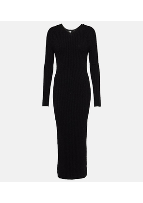 Toteme Ribbed-knit wool-blend maxi dress