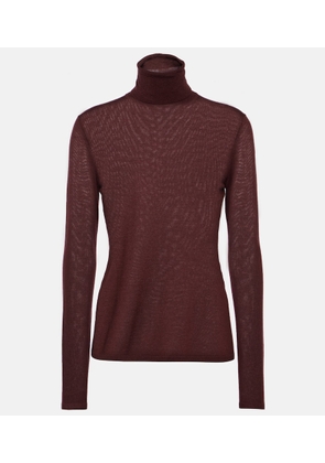 Gabriela Hearst Cashmere and silk turtleneck sweater