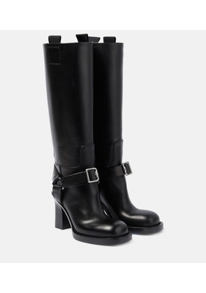 Burberry Stirrup leather knee-high boots