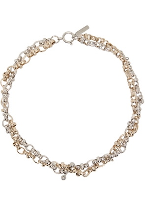 Justine Clenquet Gold & Silver Julia Necklace