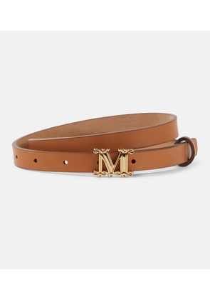 Max Mara Monogram leather belt