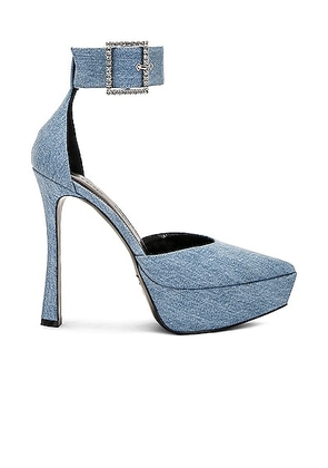 Arielle Baron Ambrosia Heel in Denim - Blue. Size 40 (also in ).
