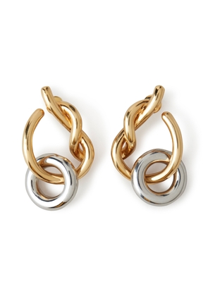 Mulberry Women's Twist Knot Earrings - Gold-Silver