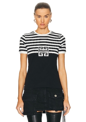 Givenchy Ringer T Shirt in Black & White - Black. Size XS (also in L, M, S).