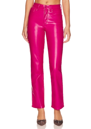 Good American Better Than Leather Icon Pant in Red. Size 0, 10, 4, 6, 8.