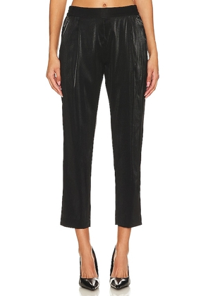 ALLSAINTS Aleida Shine Trouser in Black. Size 12, 2, 6.