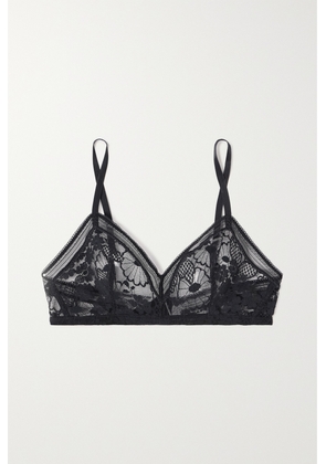 Neroli Girofle embroidered tulle soft-cup triangle bra