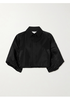 Sacai - Cropped Cotton-blend Shell Jacket - Black - 1,2,3,4