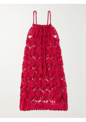 Miguelina - + Net Sustain Eloisa Cotton Mini Dress - Red - XS/S,M/L